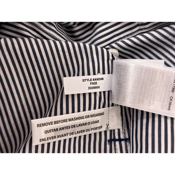 J Crew Top 8 Womens Striped Classic Fit Long Sleeve Button Shirt - Picture 9 of 9